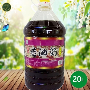 晶潤(rùn)老油翁胡麻油20L