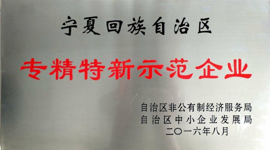 2016年8專精特新示范企業(yè)